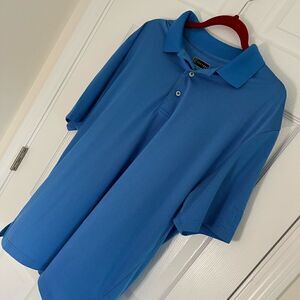 Mens PGA Gold Tour Polo Blue Large